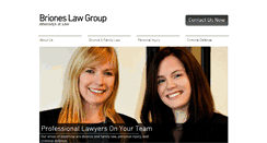 Desktop Screenshot of brioneslawgroup.com