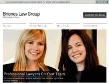 Tablet Screenshot of brioneslawgroup.com